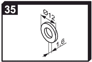 Assembly bag 0.36 Contents:  8 x No. 12 / 4 x No. 27 / 4 x No. 35