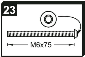 Assembly bag 0.50 Contents: 4 x No. 23 / 4 x No. 29 / 4 x No. 24