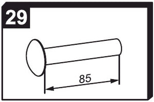 Assembly bag 0.50 Contents: 4 x No. 23 / 4 x No. 29 / 4 x No. 24