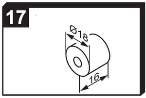 Assembly bag 0.52 Contents: 4 x No. 17 / 4 x No. 34