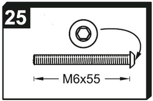 Assembly bag 0.55 Contents: 4 x No. 11/16/25/33