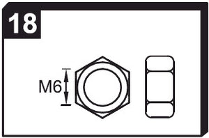 Assembly bag 0.67 Contents: 2 x No. 27 / 2 x No. 18 / 2 x