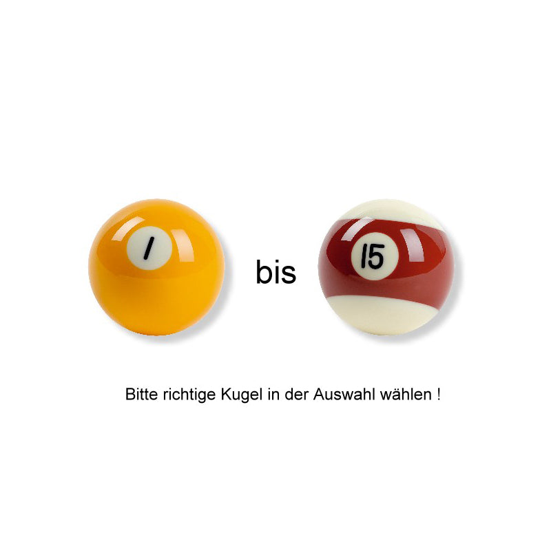 Poolball Nr. 1-15,  57,2mm Aramith-Premium