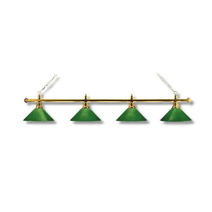 Lamp London brass/green 4 Lamp screen