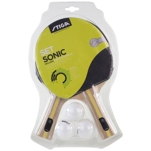 Schlägerset Stiga Sonic 2 Schläger mit 3 Bällen