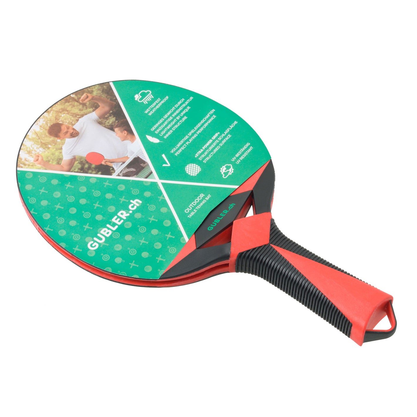 Schläger Gubler Ascona Outdoor black/red