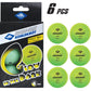 Donic Glow In The Dark Ping Pong Balls 6 light green fluorescent balls