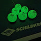 Donic Glow In The Dark Ping Pong Balls 6 light green fluorescent balls