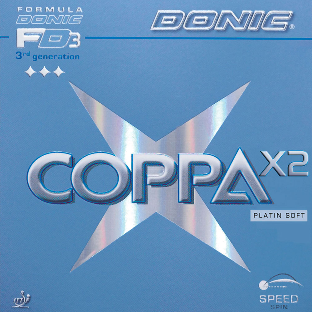 Revêtement Donic Coppa  X2 (Platin Soft)