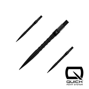 Dart Spitzen Harrows HM Grip QP Black 30mm