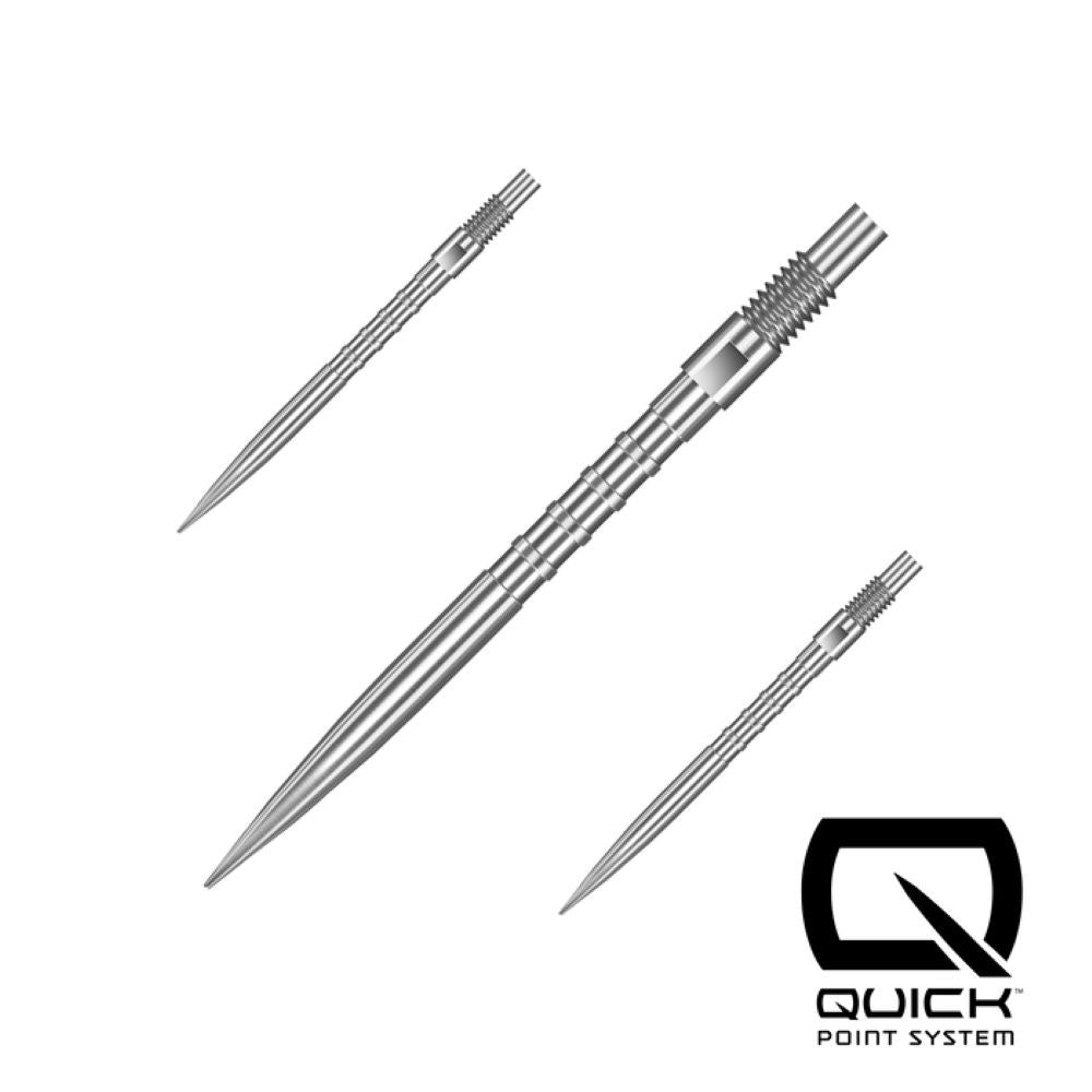 Dart Spitzen Harrows HM Grip QP Silver 30mm