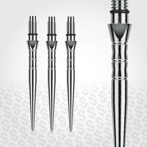 Dart Spitzen Winmau SP Wave Silver 26mm