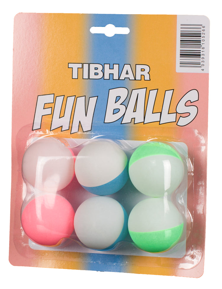 Fun Balls zweifarbig 6 Bälle