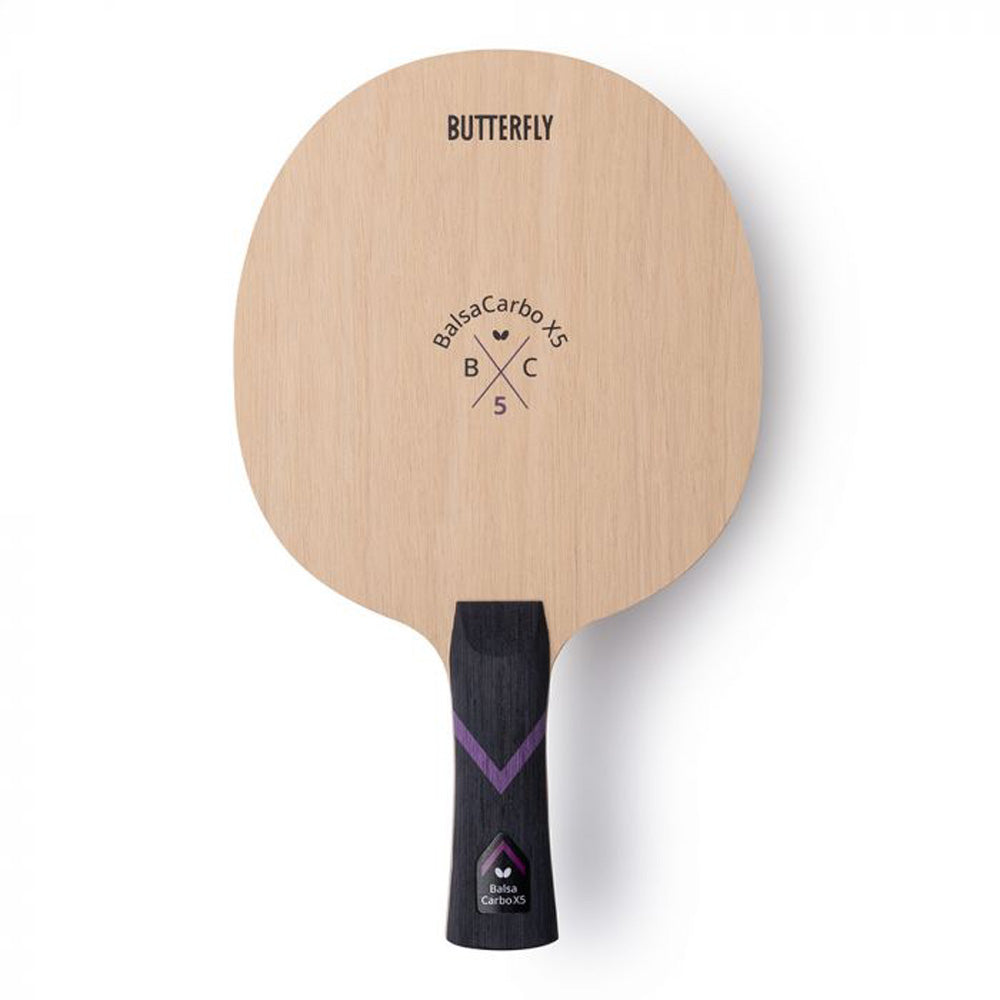 Schläger Butterfly Carbo X5 22 / Tenergy 05 2,1mm Griff: konkav