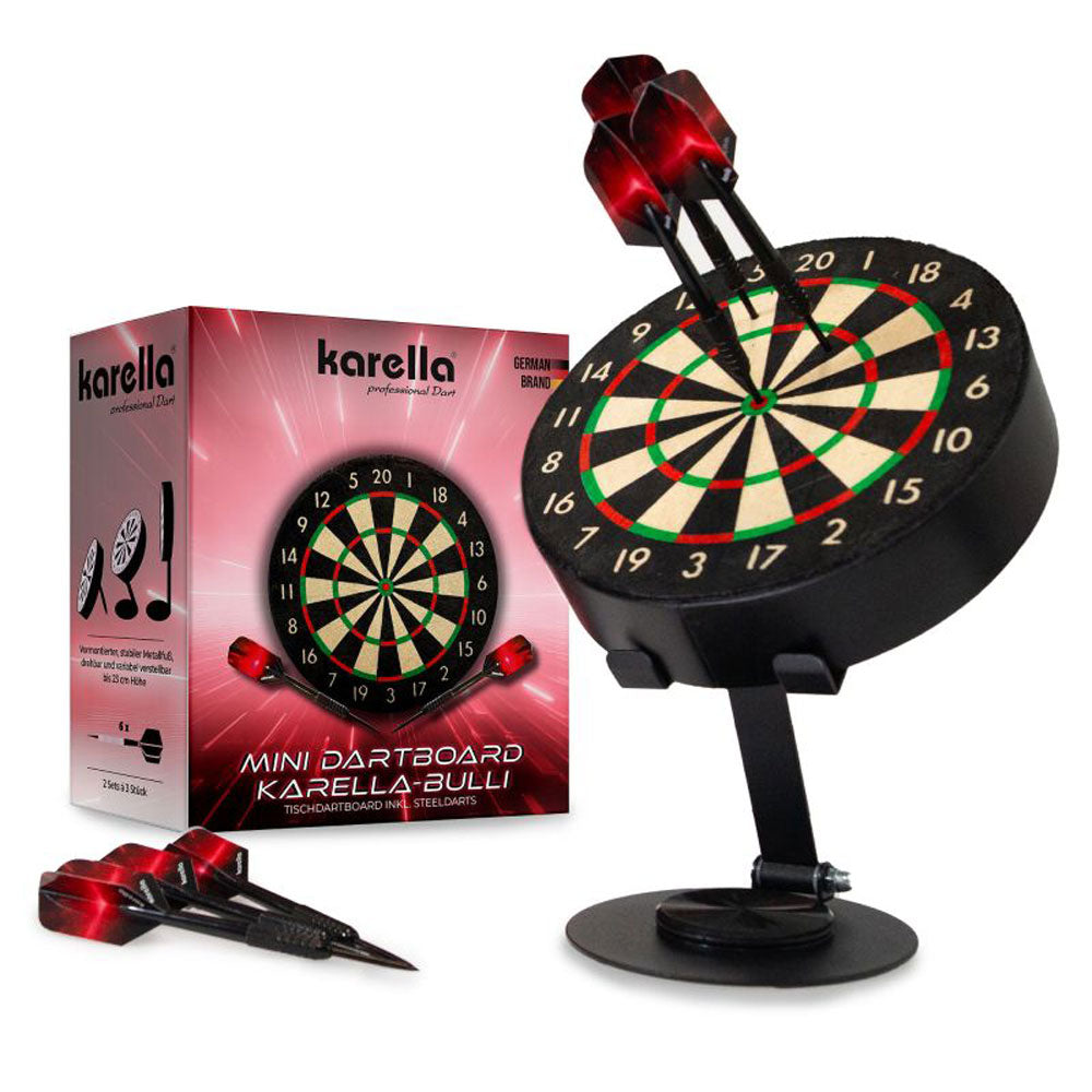 Mini Dartboard Karella Bulli inkl. 2 Set Darts