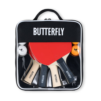 Schläger-Set Butterfly Easy 4 Schläger mit 6 Bällen
