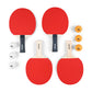 Schläger-Set Butterfly Easy 4 Schläger mit 6 Bällen