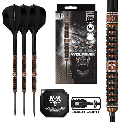 Steeldart Harrows Wolfram Trinity 97% QP 22g