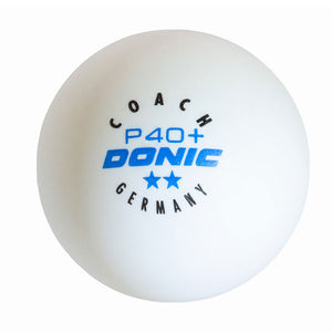 Balles d'entraînement Donic Coach P40+** Cell-Free 120 balles