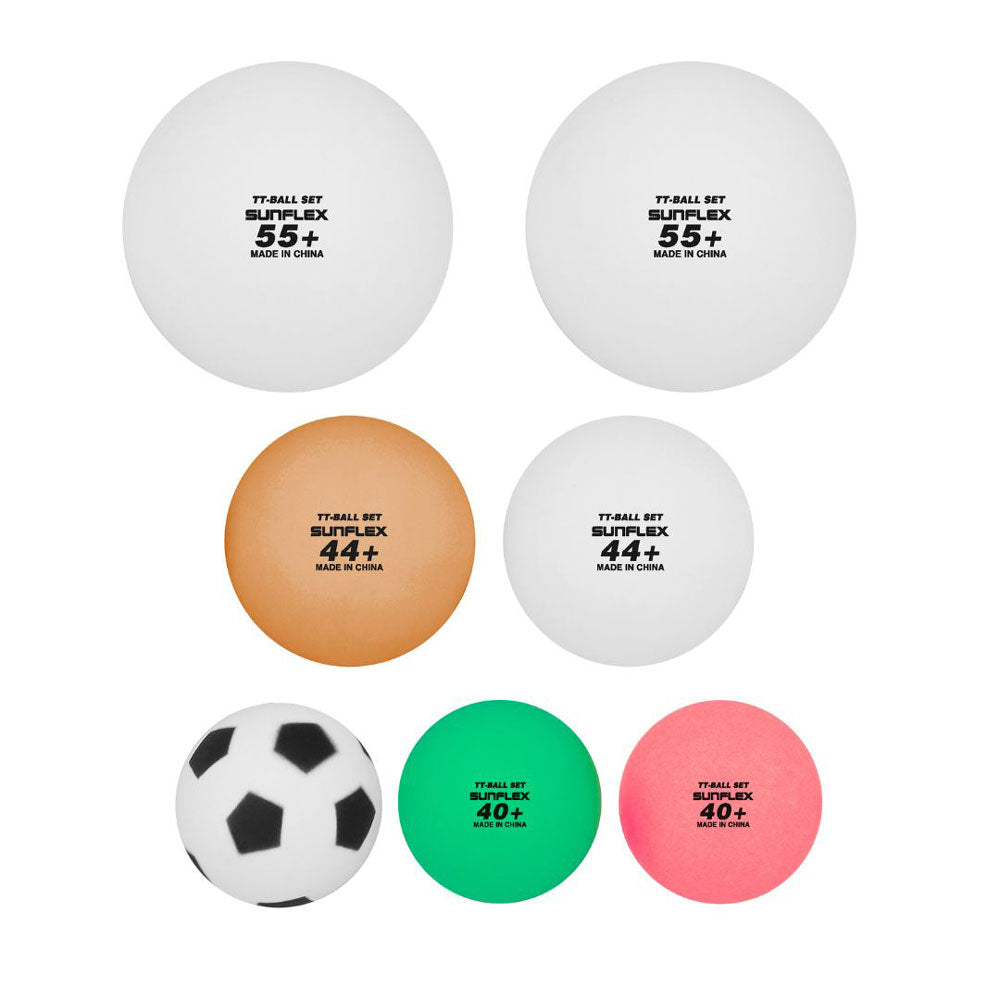 Tischtennis Ball-Set 7 Stk. Sunflex
