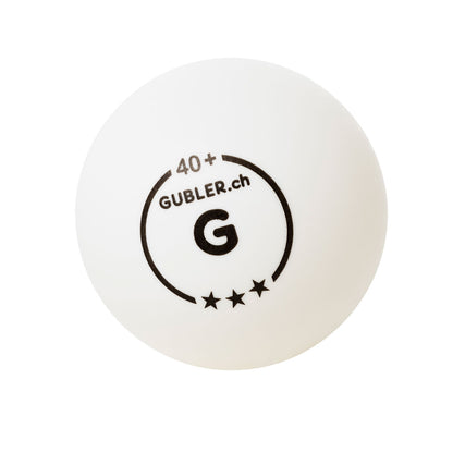 Trainingsball Gubler 40+ Cell-Free 100 Bälle weiss