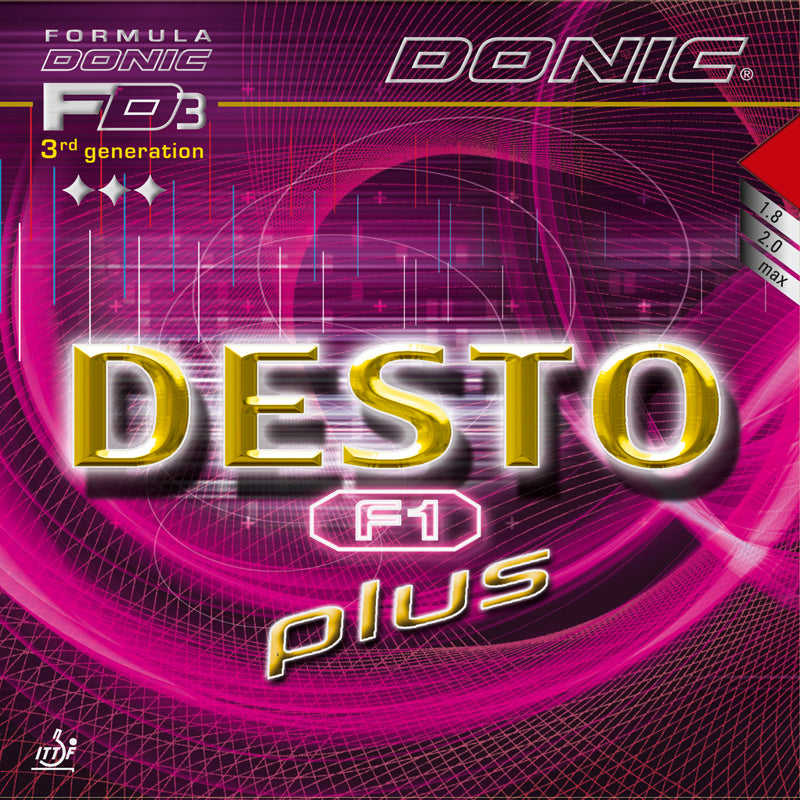 Belag Donic Desto F1 plus
