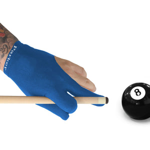 Gant de billard J. Parker ambidextre bleu
