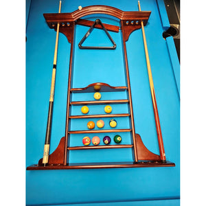 Support mural Queen, 8 queues, brun