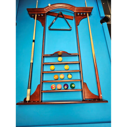 Support mural Queen, 8 queues, brun