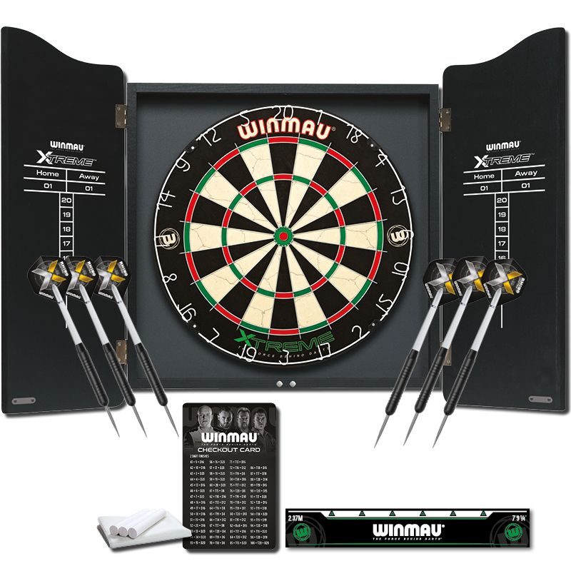 Dart-Board Set Winmau Xtreme incl. Cabinet