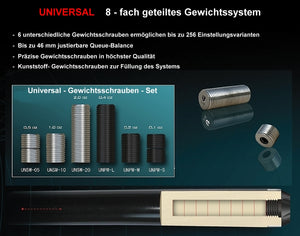 Universal Gewicht Schrauben Set 