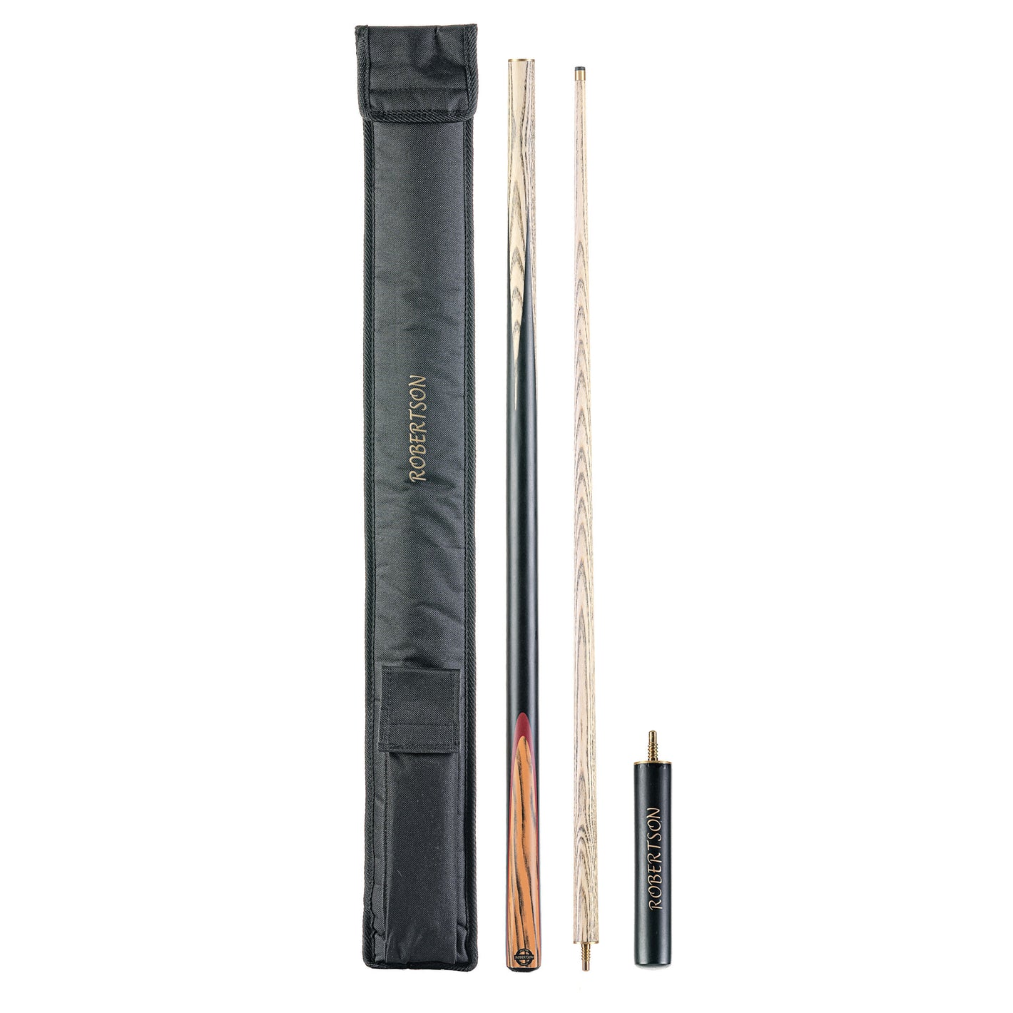 Snooker-Cue Robertson R-1 incl. Extension and Bag