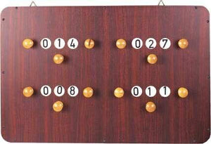 Scoreboard Large Carom for 4 Players 40 x 60 cm
