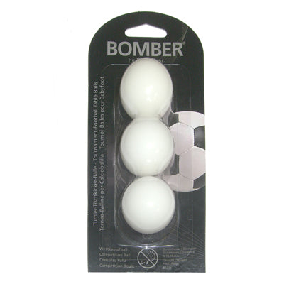 Soccer table ball robertson, white 3 pcs.