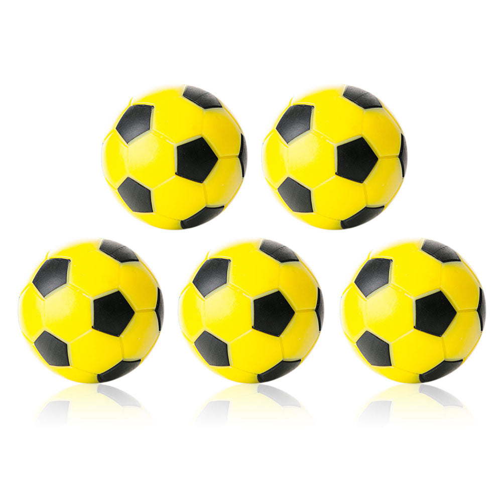 Balle Baby-foot Robertson Winspeed jaune-noir 5 pcs.