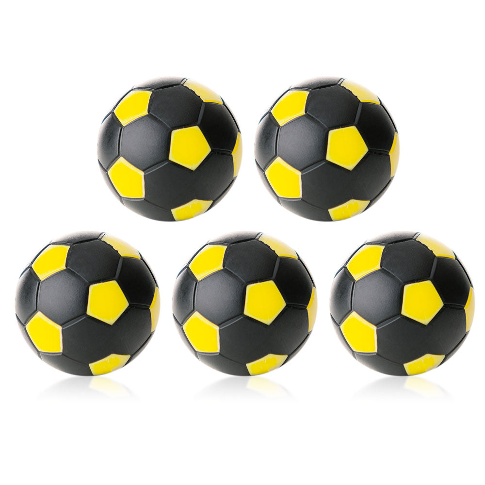 Soccer table ball Robertson Winspeed black-yellow 5 pcs.