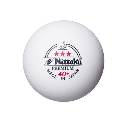 Wettkampfball Nittaku Premium 40+*** Cell-Free 12 Bälle