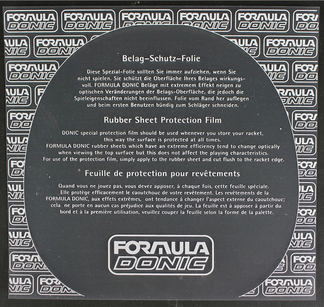 Feuille de protection Donic Formula 