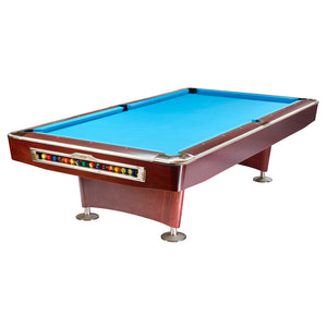 Pool-Billard Olio 4983 9'-Pocket Farbe: braun