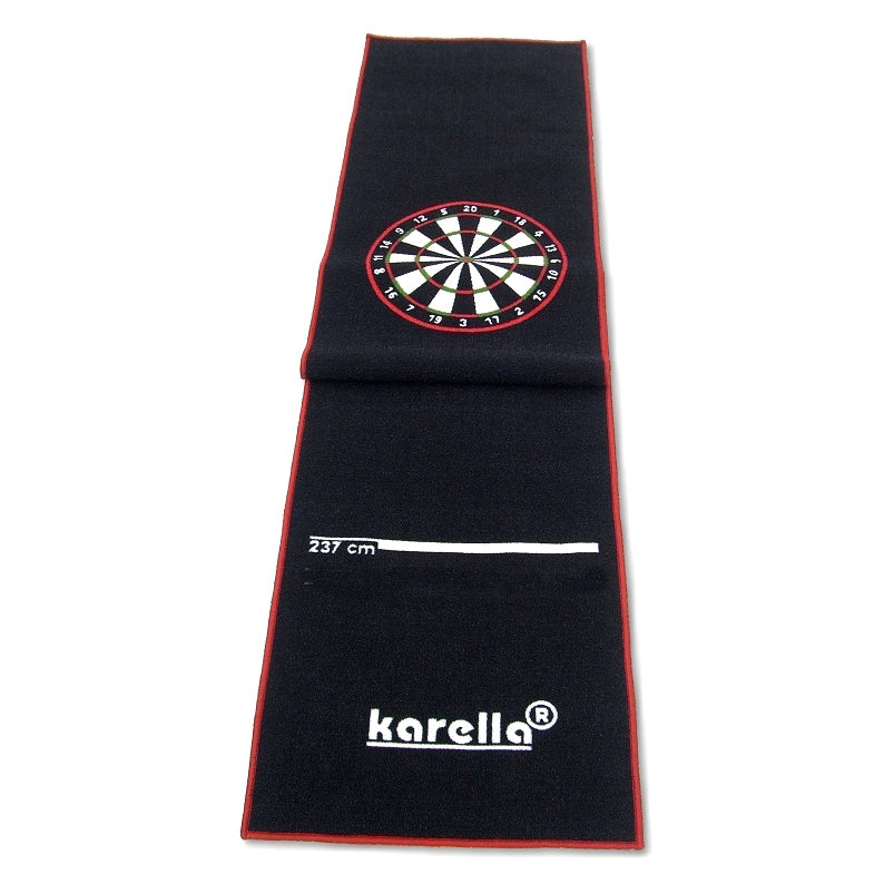 Dart Mat Karella Premium "VELOUR" 290x60cm for Soft and Steel