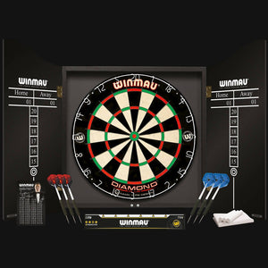 Dart-Board Set Professional Winmau incl. Cabinet