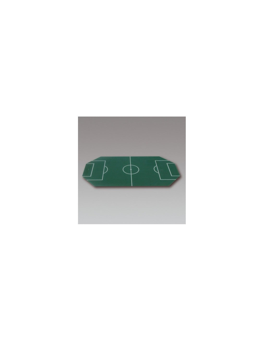 Glasplatte 63 x121cm zu Kicker Storm mit Siebdruck Spielfeld