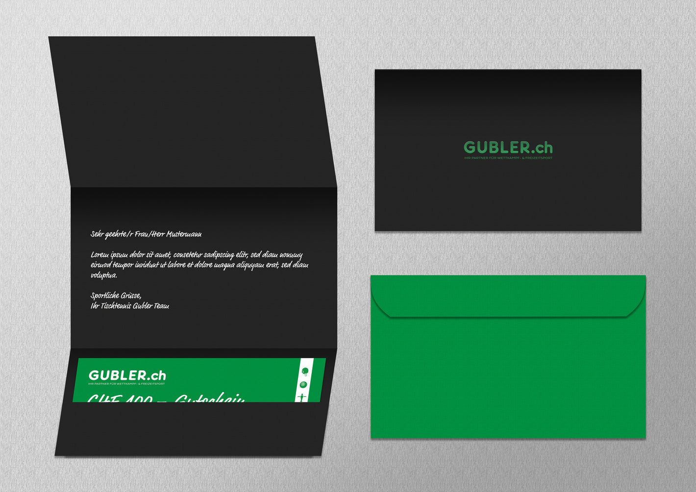 Geschenkverpackung für Gutschein