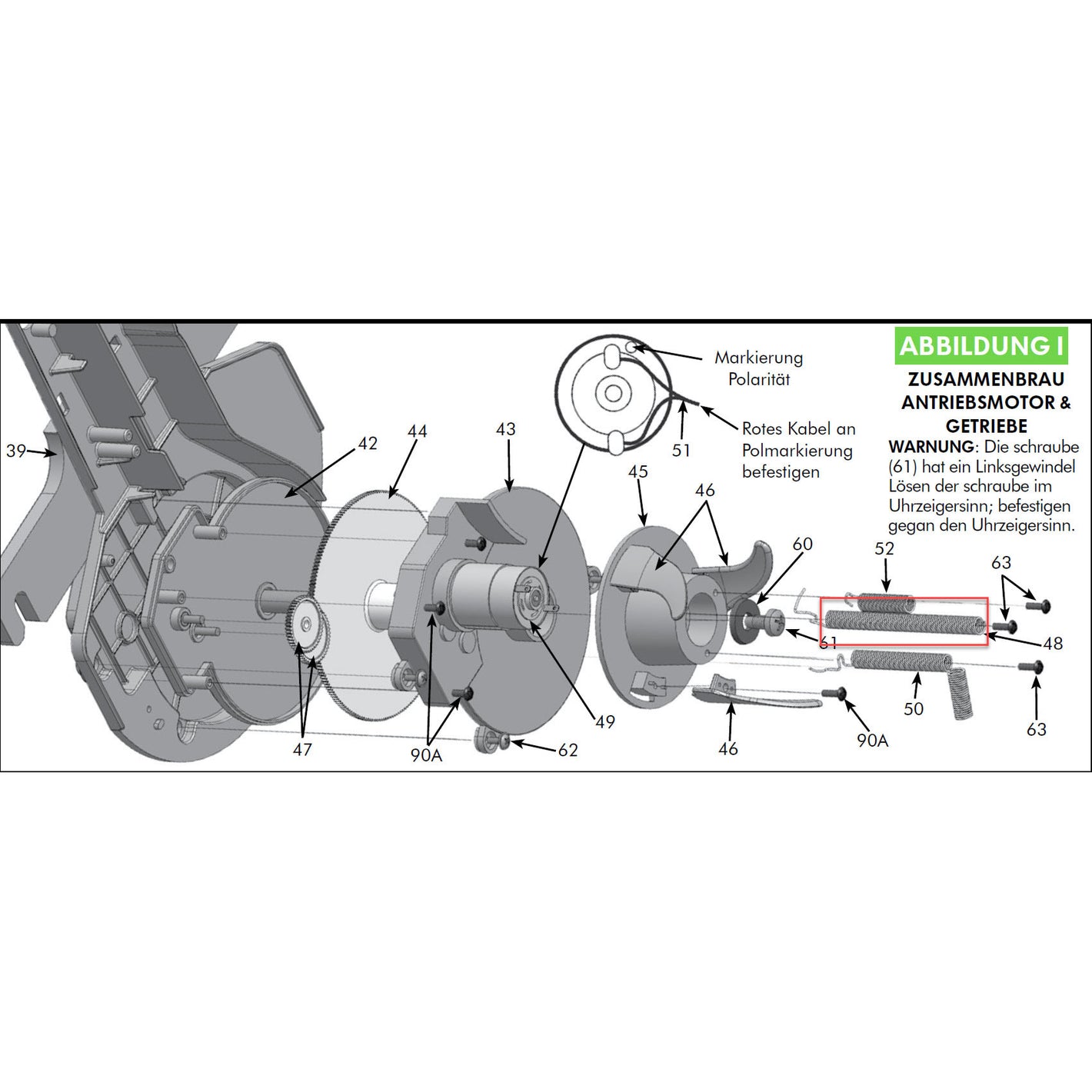 Ressort tube longue d’éjection des balles
